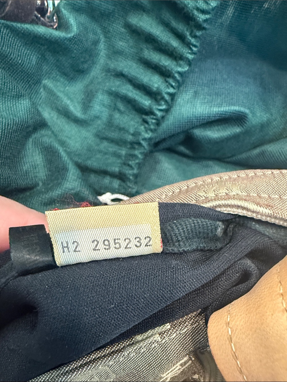 Dooney & Bourke Brown Monogram Shoulder Bag with Tan Strap - Picture 5 of 5